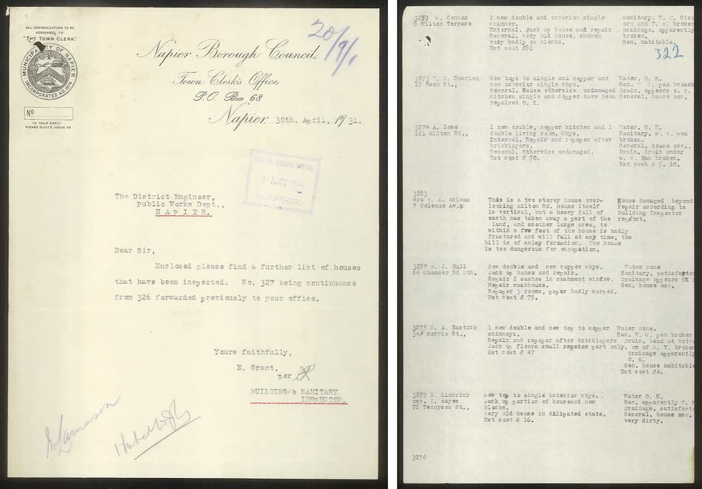 Building inspection records