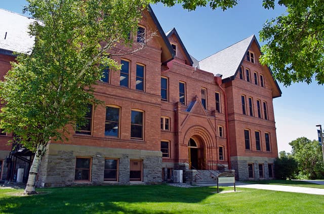 looking SW at Montana Hall - Montana State University - Bozeman, Montana - 2013-07-09
