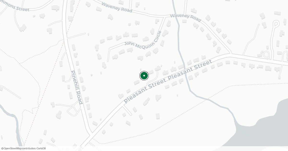 Map showing location of 1001 PLEASANT ST, FRAMINGHAM, MA 01701