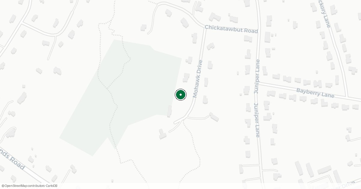 Map showing location of 7 Mohawk Dr
