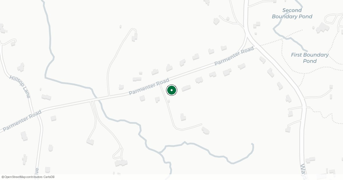 Map showing location of 12 Parmenter Rd
